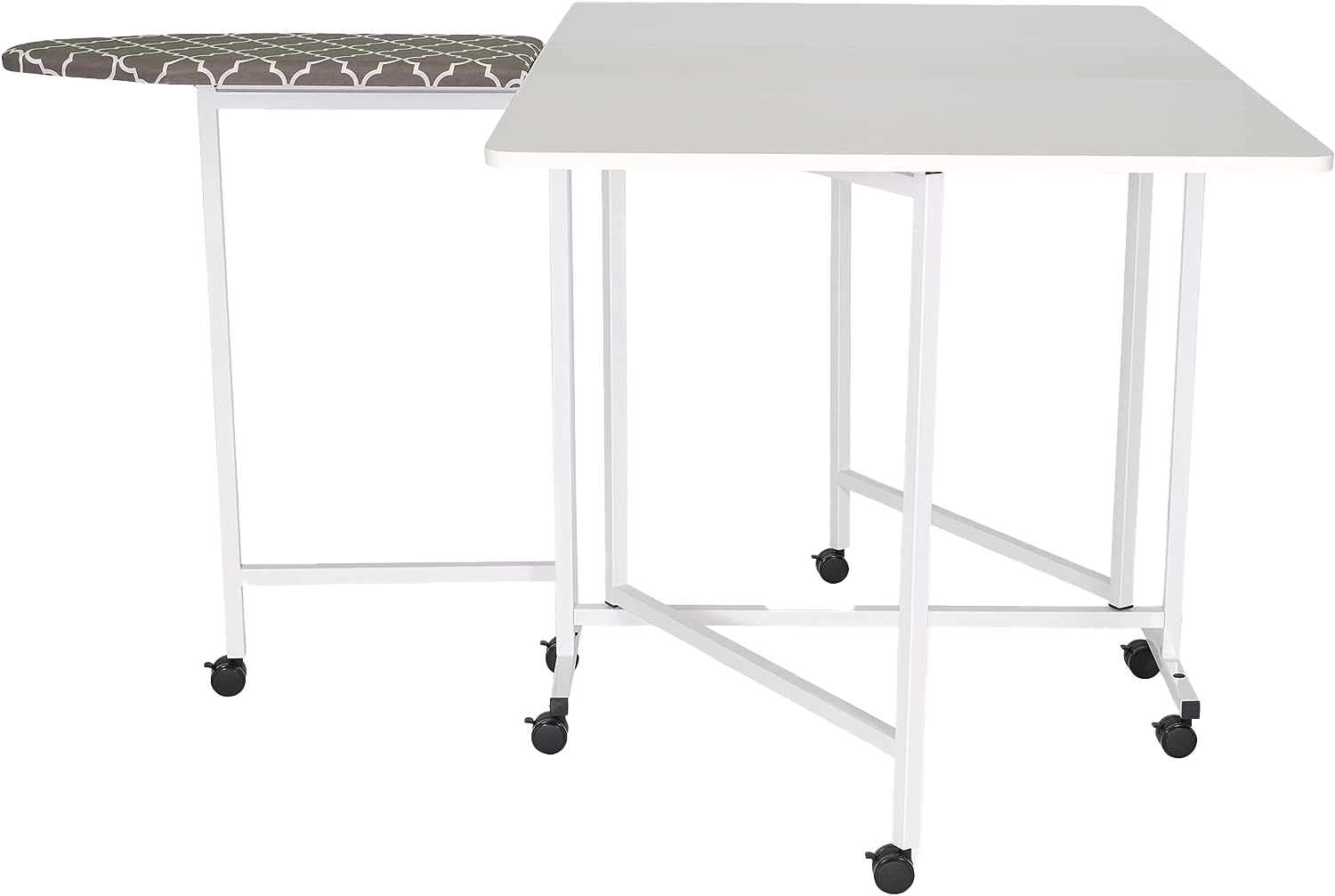 Arrow Sewing Millie Folding Cutting Table with Ironing Board