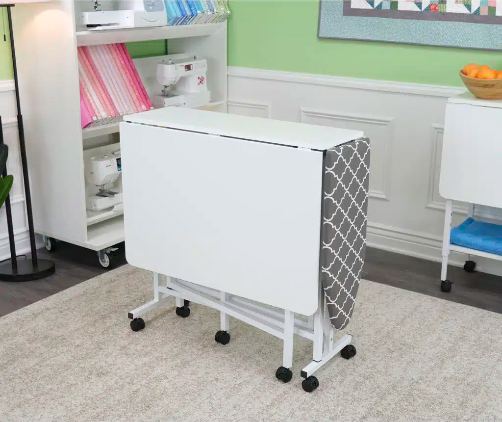 Arrow Sewing Millie Folding Cutting Table with Ironing Board