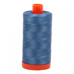 Aurifil Cotton Quilting and Piecing Thread 1,422yd Large Spool 50wt Blue Gray 1050-1126