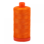 Aurifil Cotton Quilting and Piecing Thread 1,422yd Large Spool 50wt Bright Orange 1050-1133