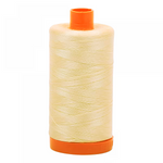Aurifil Cotton Quilting and Piecing Thread 1,422yd Large Spool 50wt Butter 1050-2123