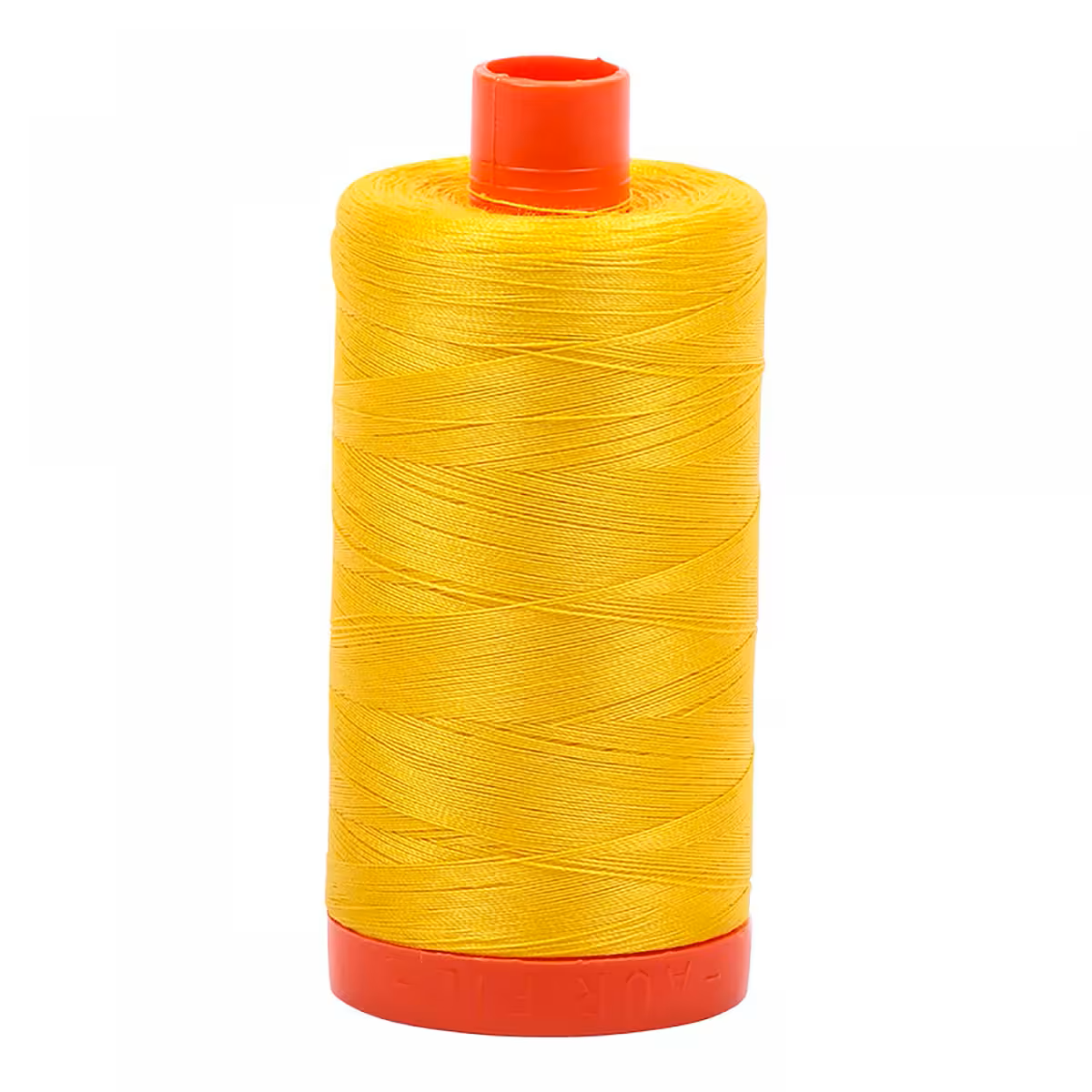 Aurifil Cotton Quilting and Piecing Thread 1,422yd Large Spool 50wt Canary 1050-2120