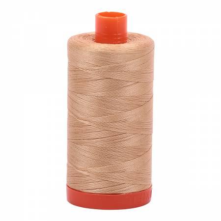 Aurifil Cotton Quilting and Piecing Thread 1,422yd Large Spool 50wt Cashmere 1050-2318