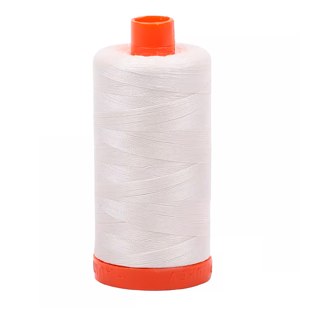 Aurifil Cotton Quilting and Piecing Thread 1,422yd Large Spool 50wt Chalk 1050-2026