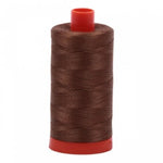 Aurifil Cotton Quilting and Piecing Thread 1,422yd Large Spool 50wt Dark Antique Gold 1050-2372
