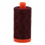 Aurifil Cotton Quilting and Piecing Thread 1,422yd Large Spool 50wt Dark Wine 1050-2468