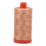 Aurifil Cotton Quilting and Piecing Thread 1,422yd Large Spool 50wt Light Toast 1050-2320