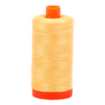 Aurifil Cotton Quilting and Piecing Thread 1,422yd Large Spool 50wt Medium Butter 1050-2130