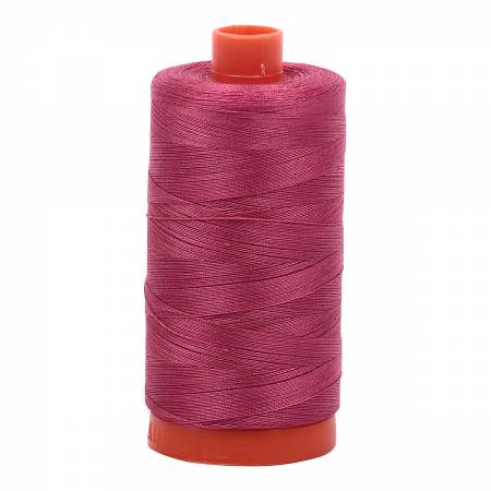 Aurifil Cotton Quilting and Piecing Thread 1,422yd Large Spool 50wt Medium Carmine Red 1050-2455