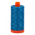 Aurifil Cotton Quilting and Piecing Thread 1,422yd Large Spool 50wt Medium Teal 1050-1125