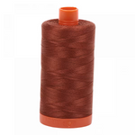 Aurifil Cotton Quilting and Piecing Thread 1,422yd Large Spool 50wt Rust 1050-2355