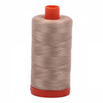 Aurifil Cotton Quilting and Piecing Thread 1,422yd Large Spool 50wt Sand 1050-2326