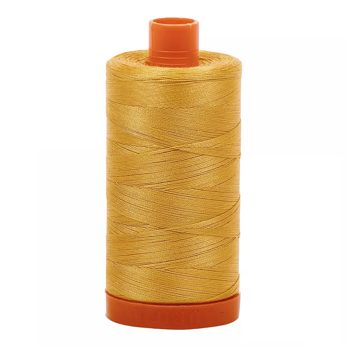 Aurifil Cotton Quilting and Piecing Thread 1,422yd Large Spool 50wt Spun Gold 1050-2134