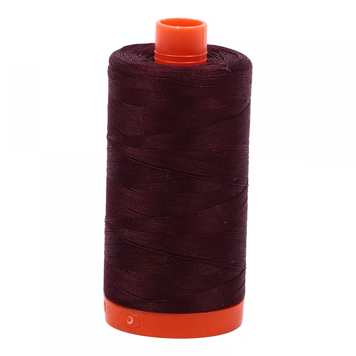 Aurifil Cotton Quilting and Piecing Thread 1,422yd Large Spool 50wt Very Dark Brown 1050-2465