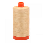 Aurifil Cotton Quilting and Piecing Thread 1,422yd Large Spool 50wt Wheat 1050-2125