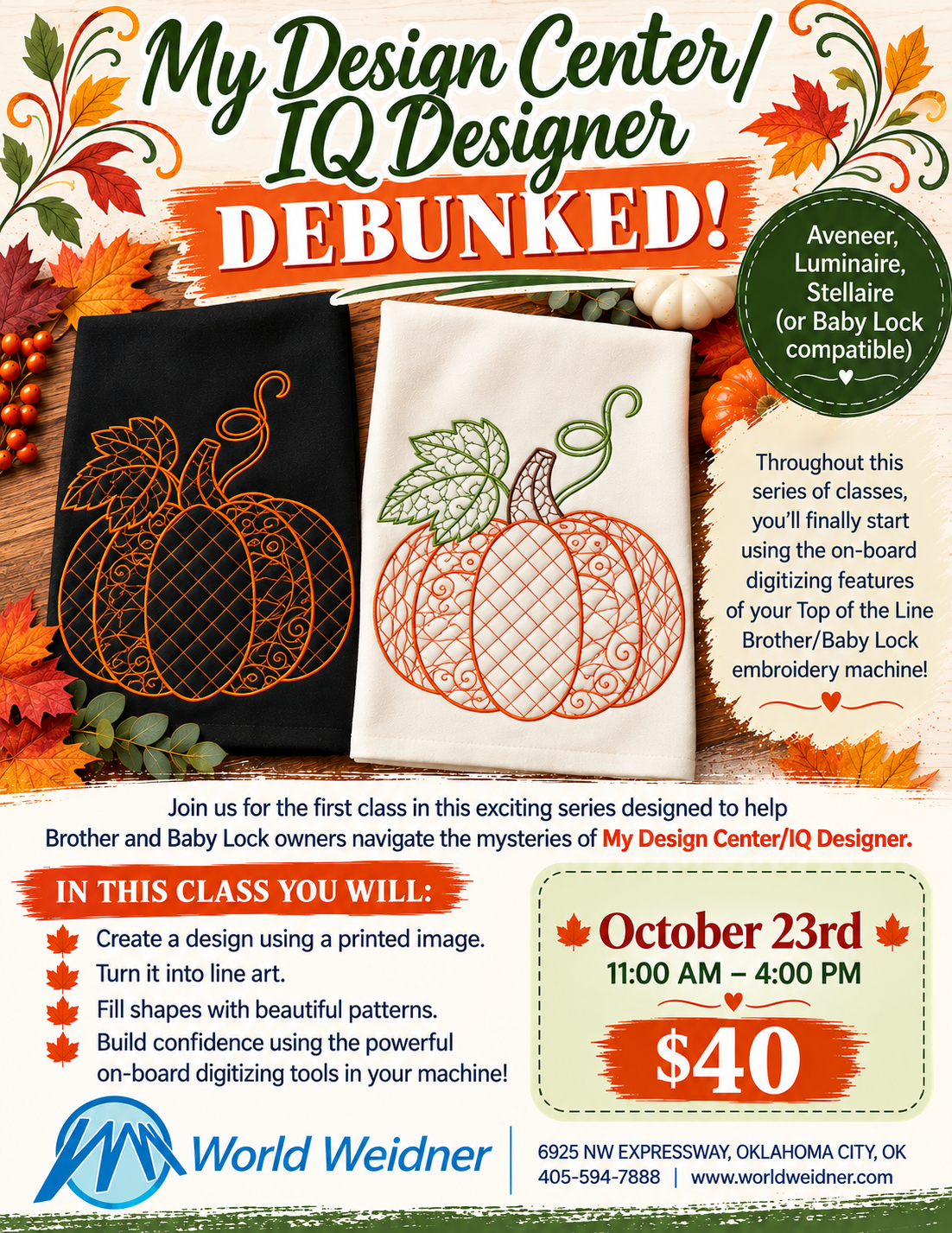 My Design Center / IQ Designer Debunked! Class 10/23