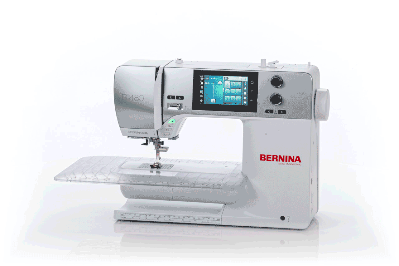 3d rotating image of the BERNINA 480 Sewing Machine