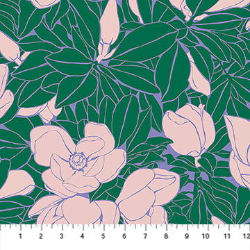 Fabric Anna Maria Jewel Magnolia Backings No. 5 108" Wide Back by the Quarter Yard BAMT168-78