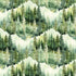 Fabric P & B Textiles Green Multi Scenic Trees Allover Bigfoot Country by the Quarter Yard 6127-GMU