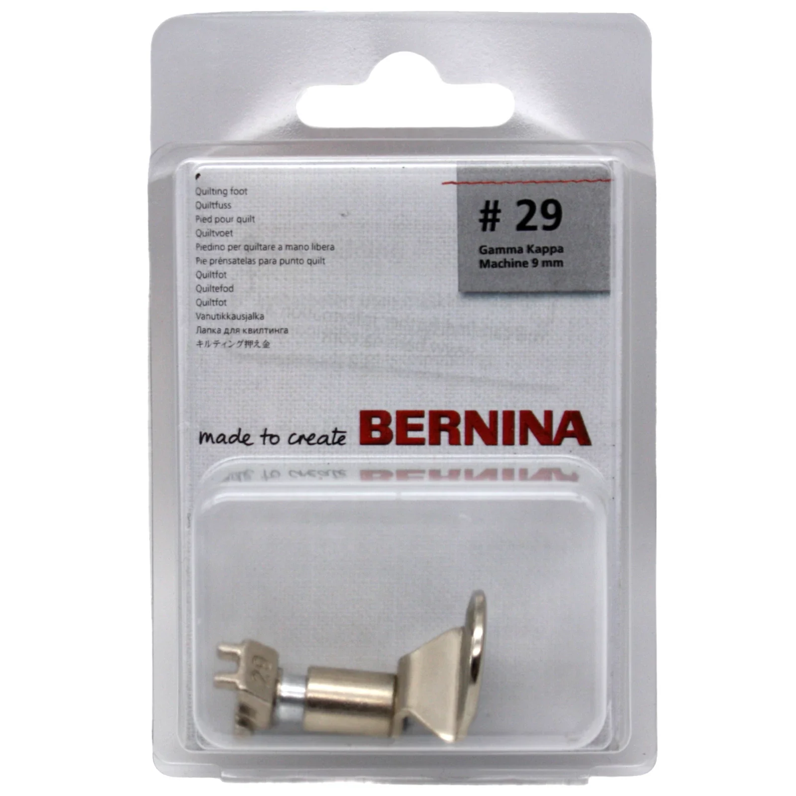 BERNINA #29 Legacy / Old Style Big Quilting Foot 001128.72.00