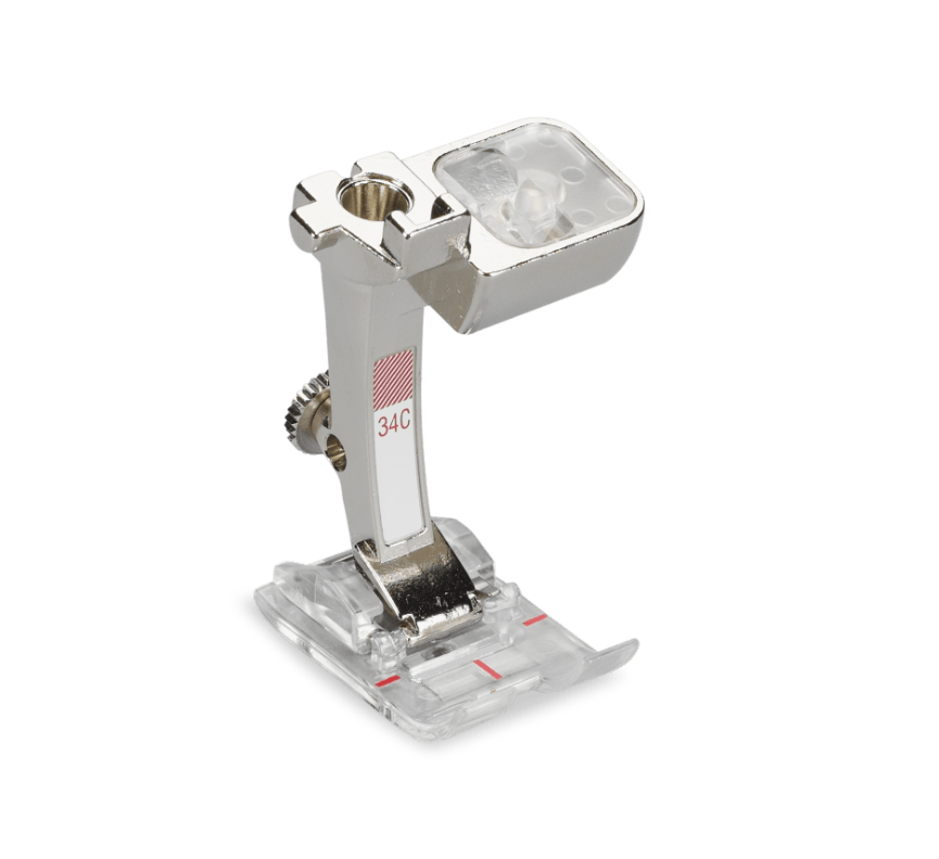 BERNINA #34C Legacy / Old Style 9mm Reverse Pattern Foot with Clear Sole 030974.70.00