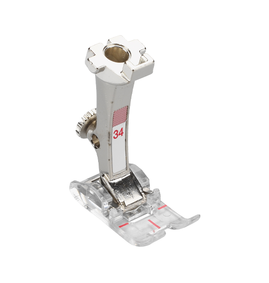 BERNINA #34 Legacy / Old Style Reverse Pattern Foot with Clear Sole 030972.71.00