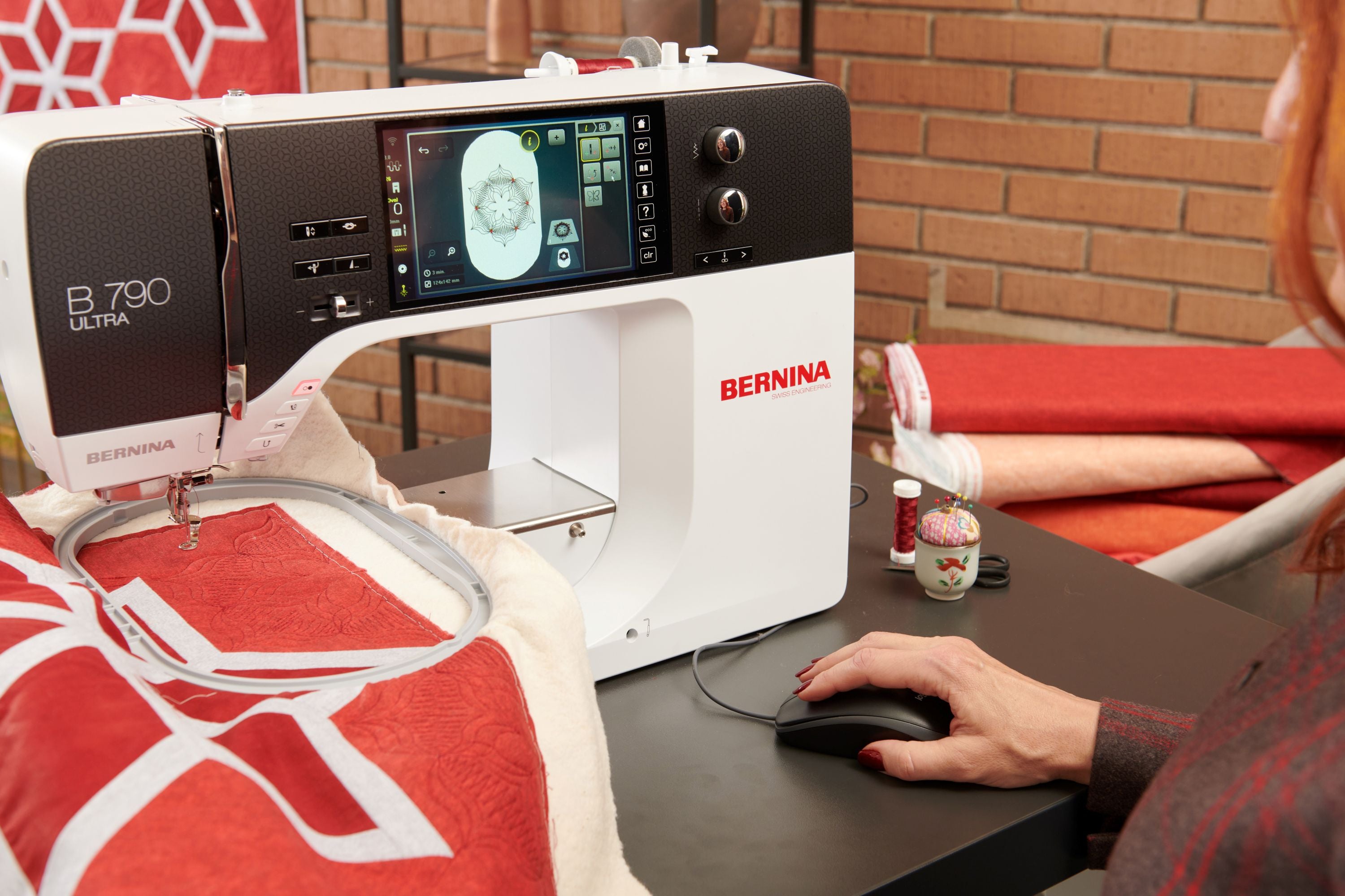 BERNINA 790 Ultra Sewing Embroidery and Quilting Machine
