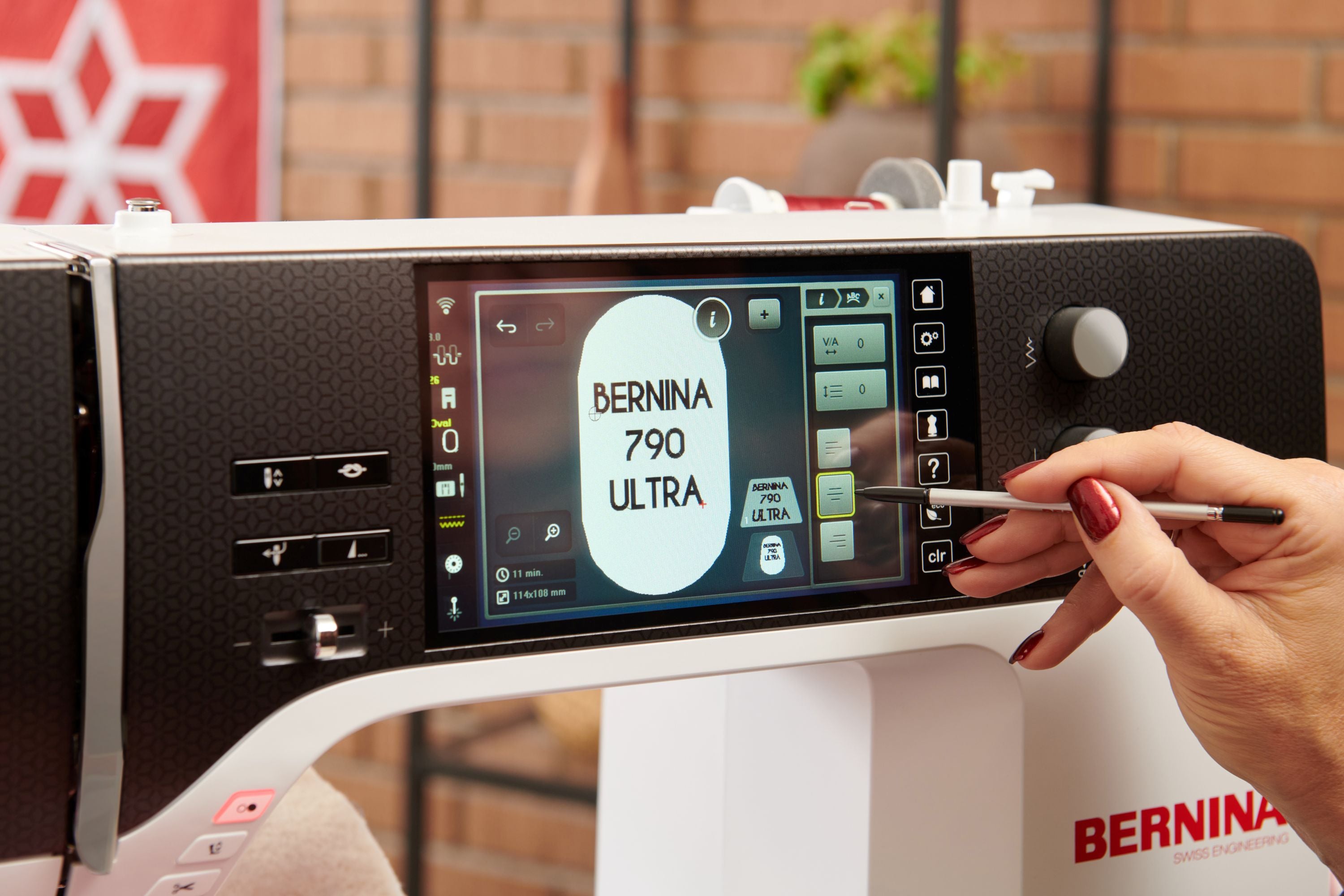 BERNINA 790 Ultra Sewing Embroidery and Quilting Machine