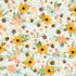 Fabric P&B Light Aqua Flowers and Bees Bee My Baby by the Quarter Yard 6385-LM