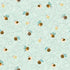 Fabric P&B Aqua Bees Bee My Baby by the Quarter Yard 6389-M