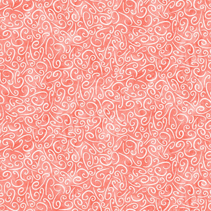 Fabric P&B Peach Scroll Bee My Baby by the Quarter Yard 6391-J