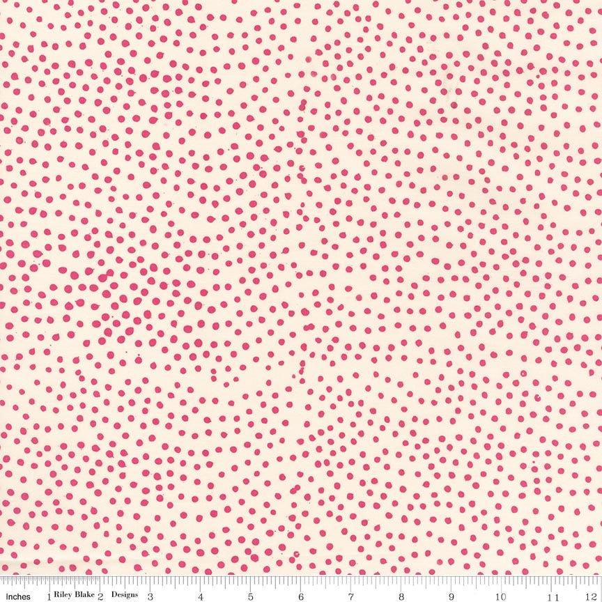 Fabric Riley Blake Pink Clouds Batiks Basics Mini Pops by the Quarter Yard BT22000-338