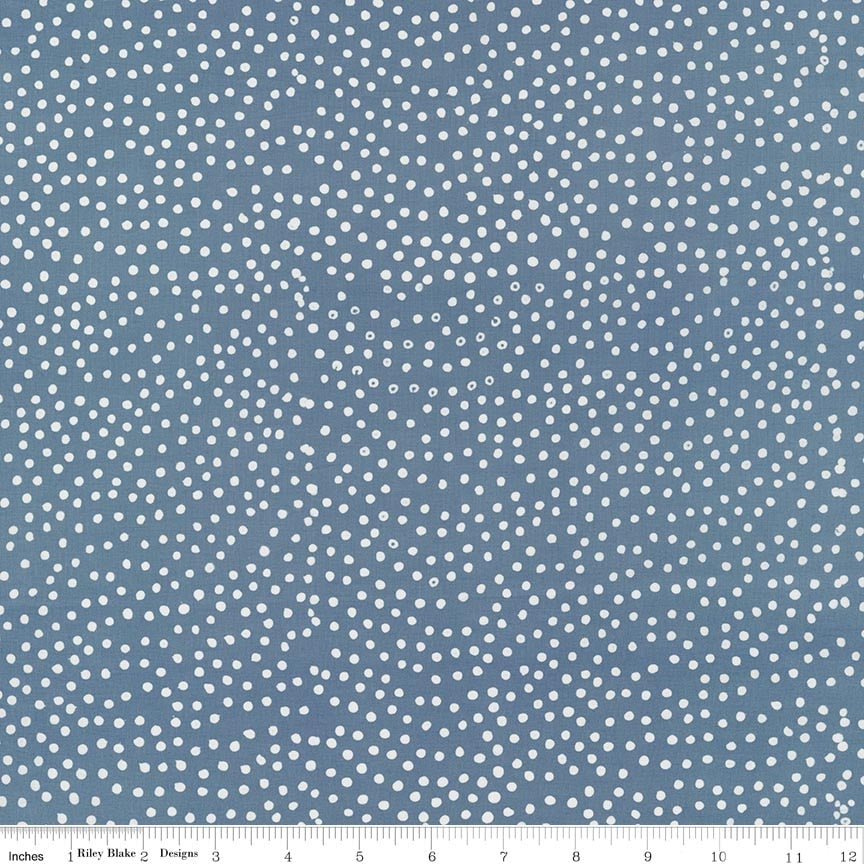 Fabric Riley Blake Whispering Moon Batiks Basics Mini Pops by the Quarter Yard BT22000-554