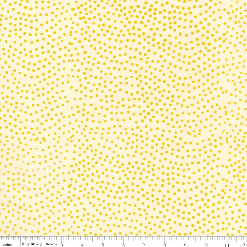 Fabric Riley Blake Egg Nog Batiks Basics Mini Pops by the Quarter Yard BT22000-651