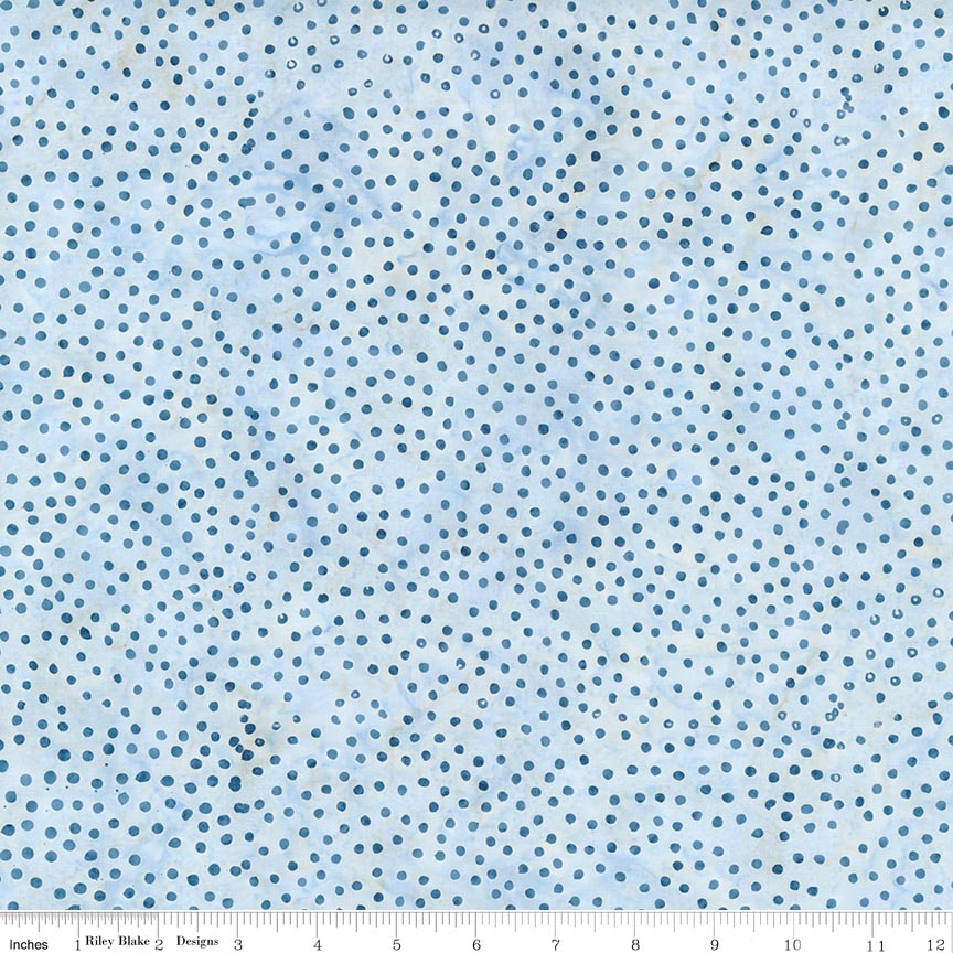 Fabric Riley Blake Cumulus Batiks Basics Mini Pops by the Quarter Yard BT22000-701