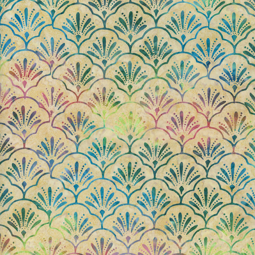 Fabric Riley Blake Coastal Path Expressions Batiks Verdant Muse by the Quarter Yard BT23783-132