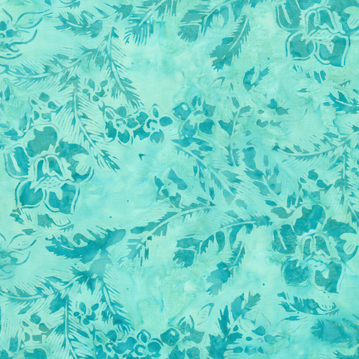 Fabric Riley Blake Aquamarine Expressions Batiks Everblue by the Quarter Yard BT23800-274
