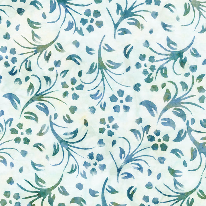 Fabric Riley Blake Green Frost Expressions Batiks Everblue by the Quarter Yard BT23802-347