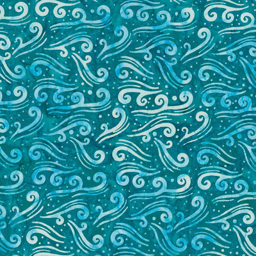 Fabric Riley Blake Aqua Dream Expressions Batiks Sandy Beaches by the Quarter Yard BT23811-676