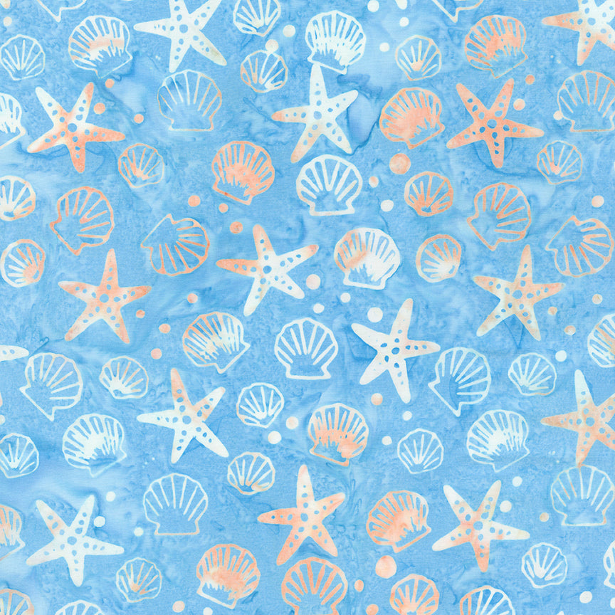 Fabric Riley Blake Coastal Shimmer Expressions Batiks Sandy Beaches by the Quarter Yard BT23812-300
