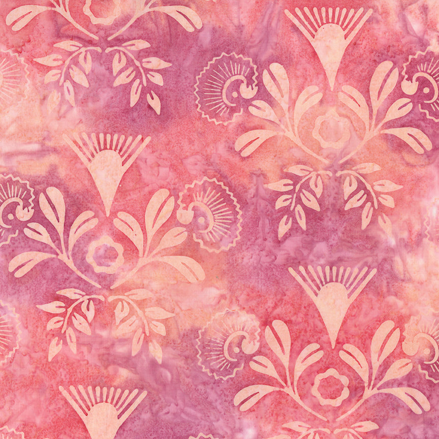 Fabric Riley Blake Primrose Expressions Batiks Damask Rose by the Quarter Yard BT23840-592