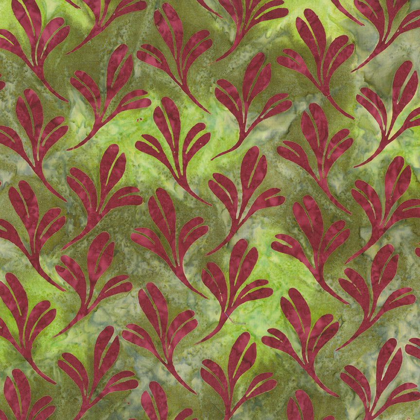 Fabric Riley Blake Olive Expressions Batiks Damask Rose by the Quarter Yard BT23842-315