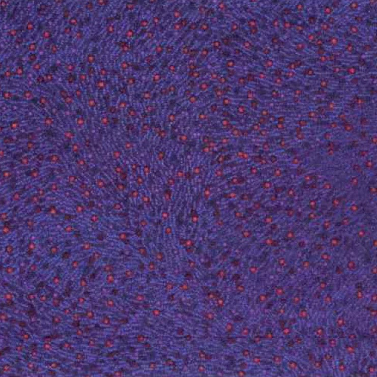 Fabric M & S Eggplant Bush Worm by the Quarter Yard BWEP