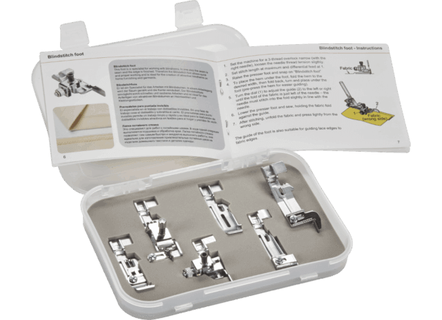 Bernette OverLock Presser Foot Kit for b44/b48/b64/b68 502040.60.23 for Sale at World Weidner
