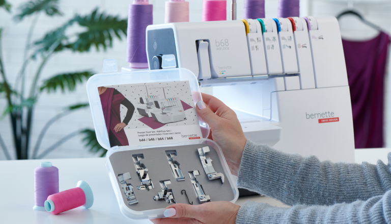 Bernette OverLock Presser Foot Kit for b44/b48/b64/b68 502040.60.23 for Sale at World Weidner