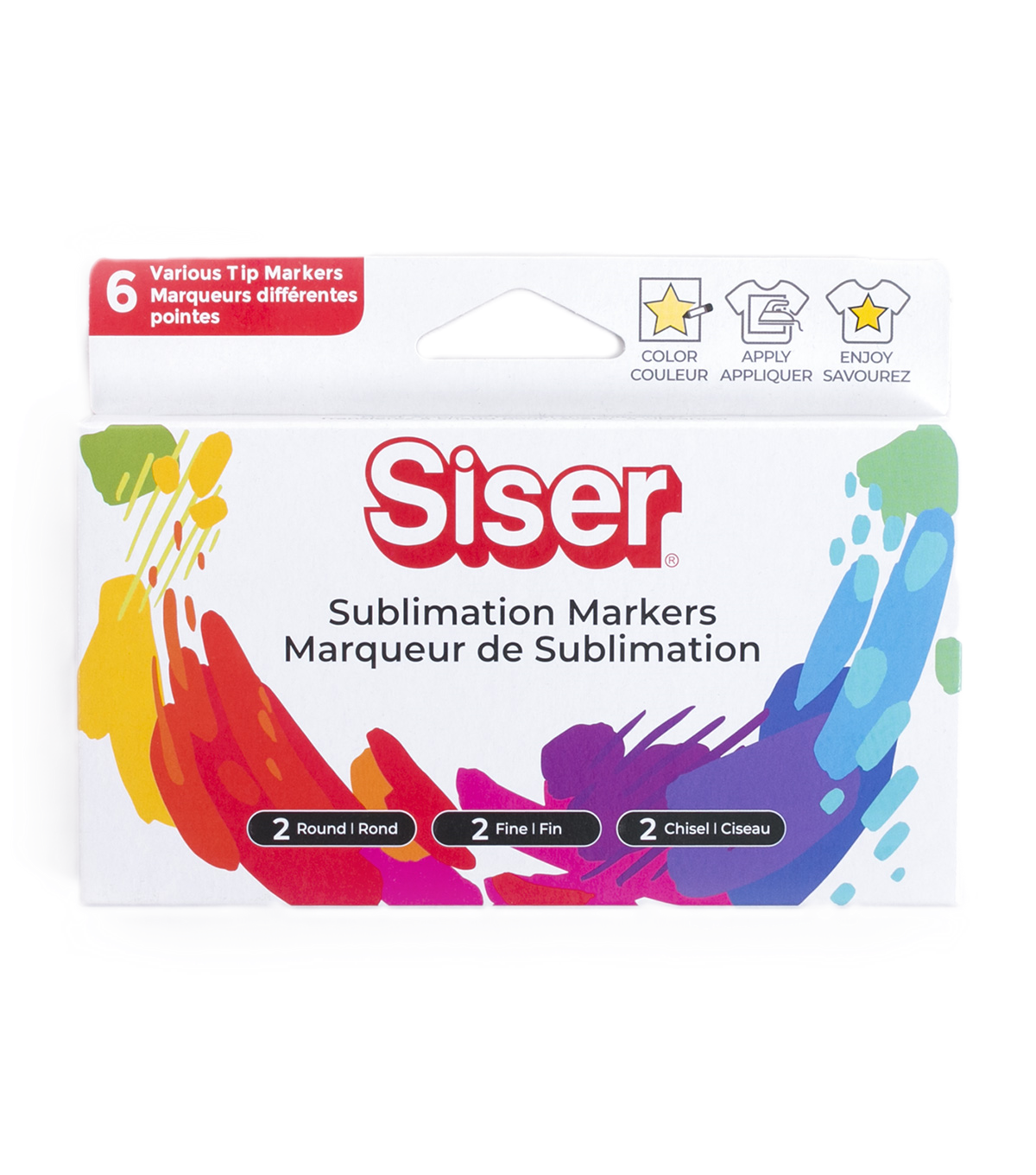 Siser 6pk Sublimation Markers