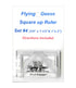 Bloc Loc Flying Geese Square Up Ruler Set #4 BLLFG-SET4