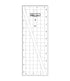 Bloc Loc Half Rectangle Triangle 3:1 Large Ruler Set BLLHRT-3:1LG A
