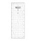 Bloc Loc Half Rectangle Triangle 3:1 Large Ruler Set BLLHRT-3:1LG B