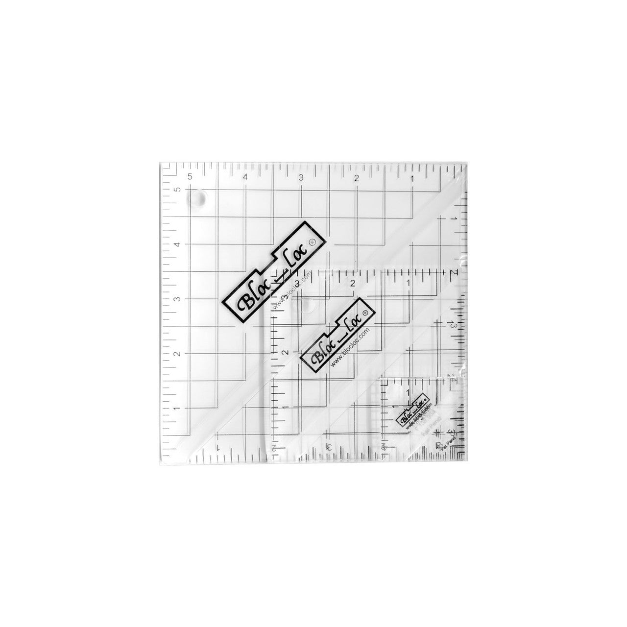 Bloc Loc Half Square Triangle Ruler Set #3 BLLHST-SET3
